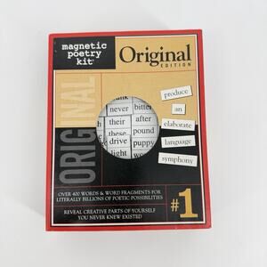 THE ORIGINAL EDITION Magnetic Poetry Kit 2002 SEALED! Over 400 Words+ New!